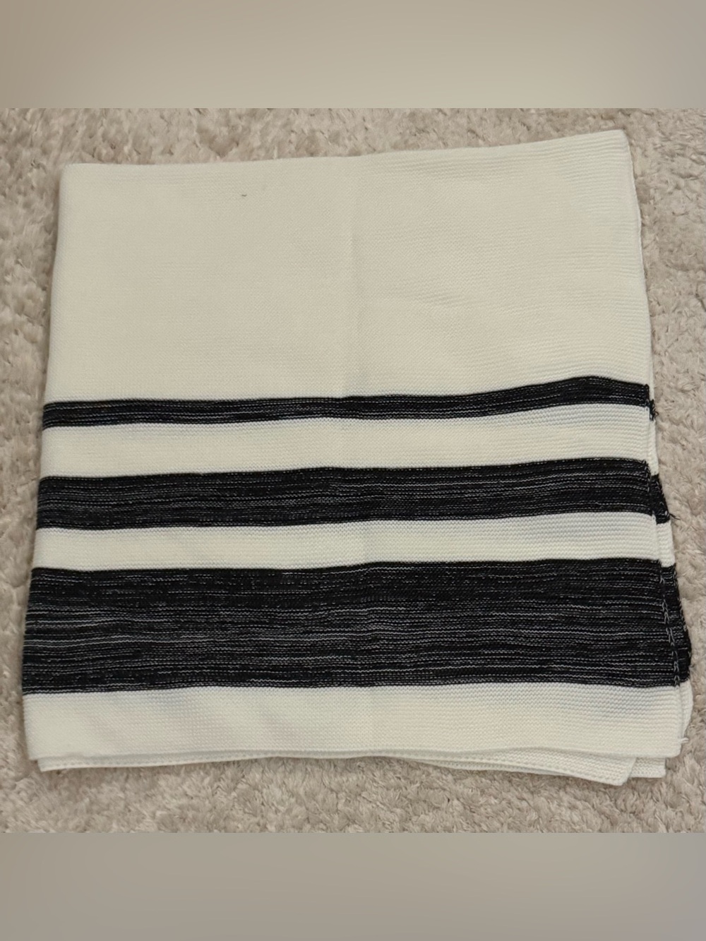 Hearth & Hand Striped Knit Throw Blanket